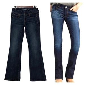 Y2K American Eagle Original Boot Stretch Jeans Vintage Blue Jeans